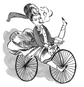 Click on the image for more Kate Beaton/awful velocipedestrienne excellence!